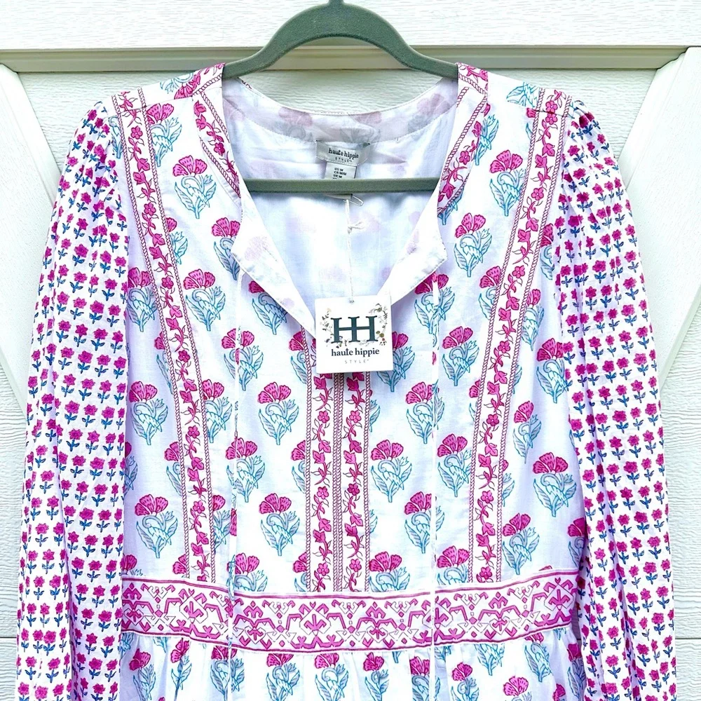 Haute Hippie Pink Daisy Dress - Picture 2 of 3